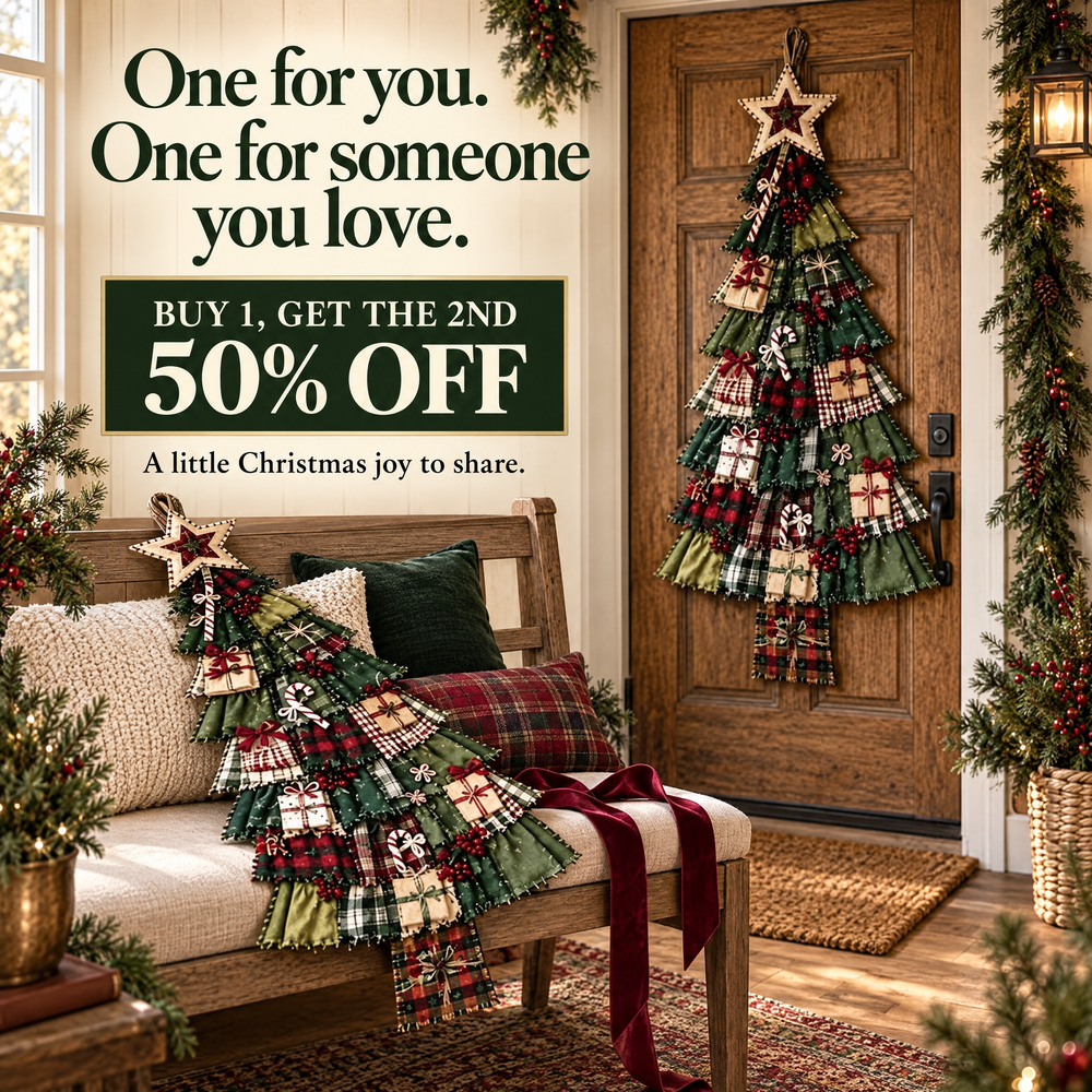 The Patchpine™ Patchwork Door Tree